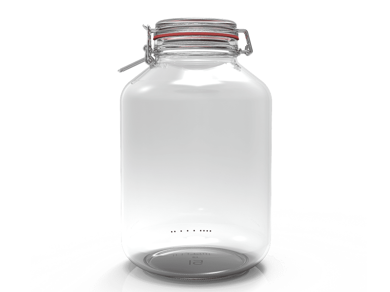 Drahtbügelglas DR 4880ml von Noelle von Campe